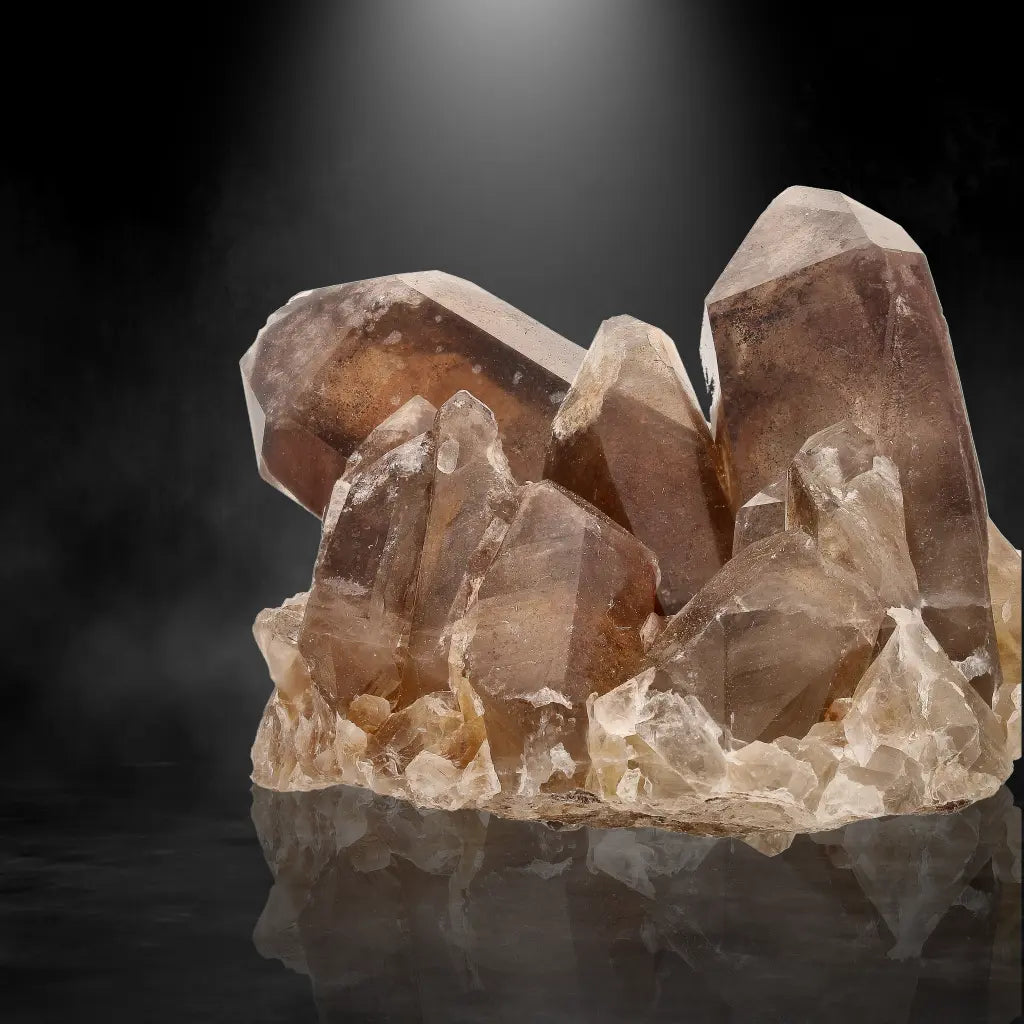 Get your Smoky Hematite Quartz Cluster from Orange River, South Africa online now or in store at Forever Gems in Franschhoek, South Africa