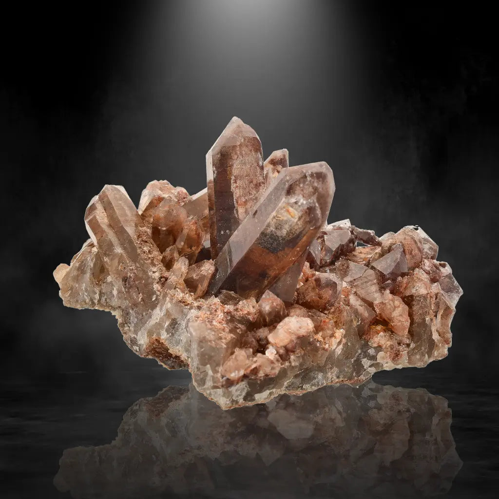 Get your Fiery Smoky Quartz with Hematite from Namaqualand online now or in store at Forever Gems in Franschhoek, South Africa