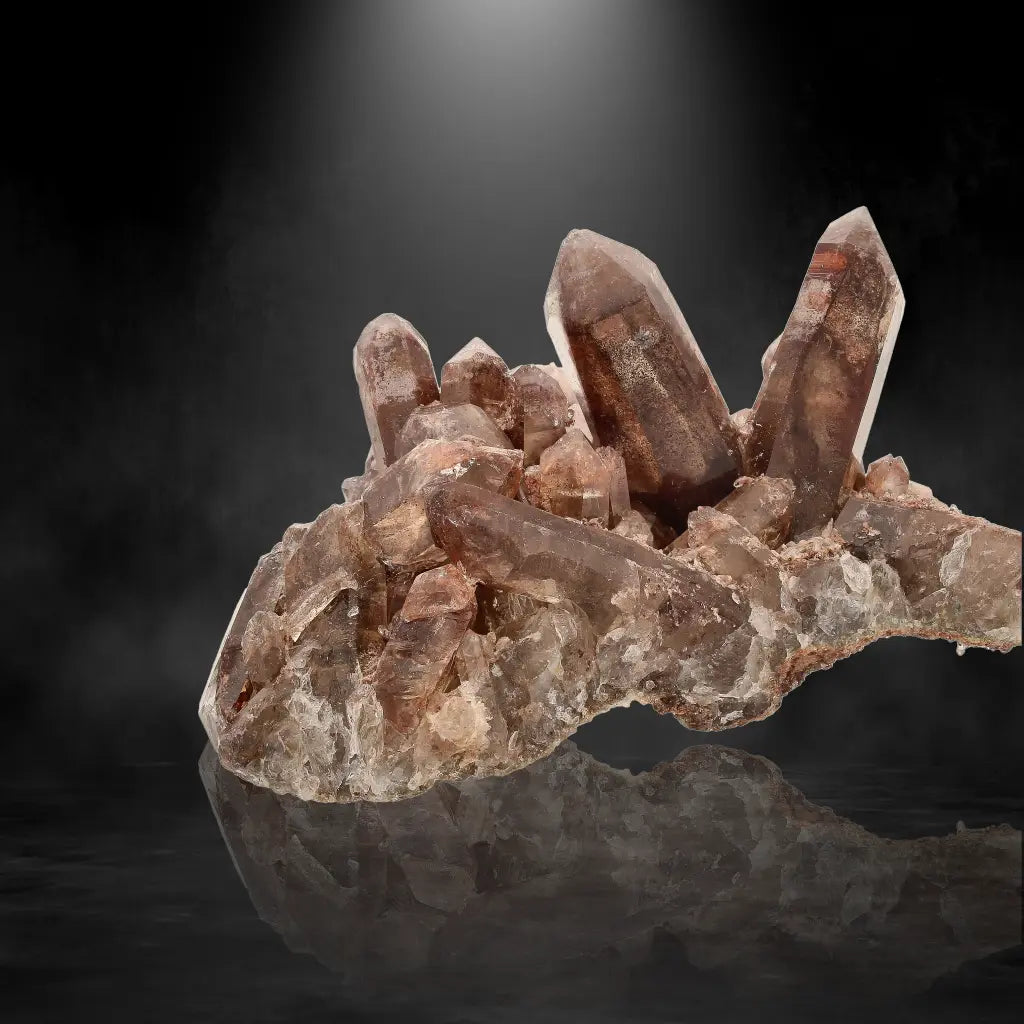 Get your Fiery Smoky Quartz with Hematite from Namaqualand online now or in store at Forever Gems in Franschhoek, South Africa