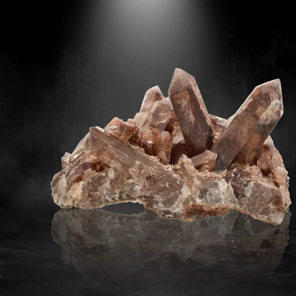 Get your Fiery Smoky Quartz with Hematite from Namaqualand online now or in store at Forever Gems in Franschhoek, South Africa