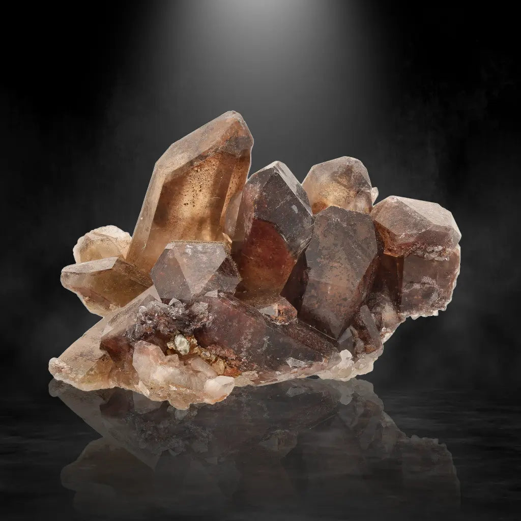 Get your Rare Smoky Quartz with Hematite Inclusions Display Piece online now or in store at Forever Gems in Franschhoek, South Africa