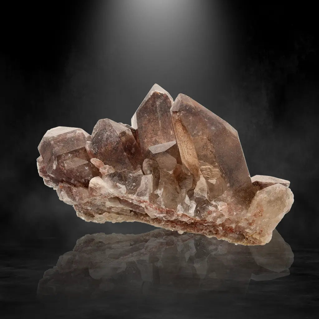 Get your Rare Smoky Quartz with Hematite Inclusions Display Piece online now or in store at Forever Gems in Franschhoek, South Africa