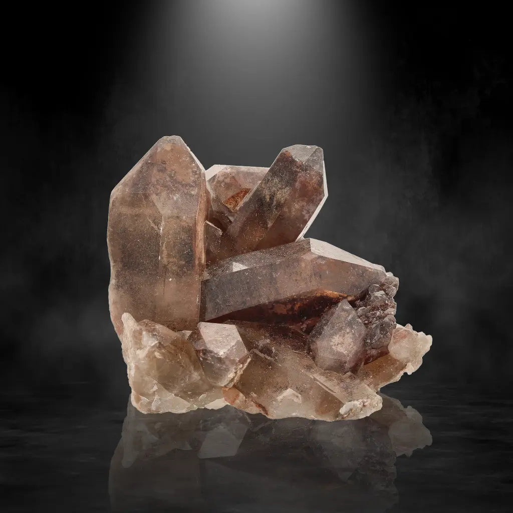 Get your Rare Smoky Quartz with Hematite Inclusions Display Piece online now or in store at Forever Gems in Franschhoek, South Africa