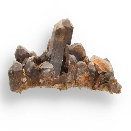 Get your Smoky Quartz Points with Fiery Red Hematite Veins online now or in store at Forever Gems in Franschhoek, South Africa