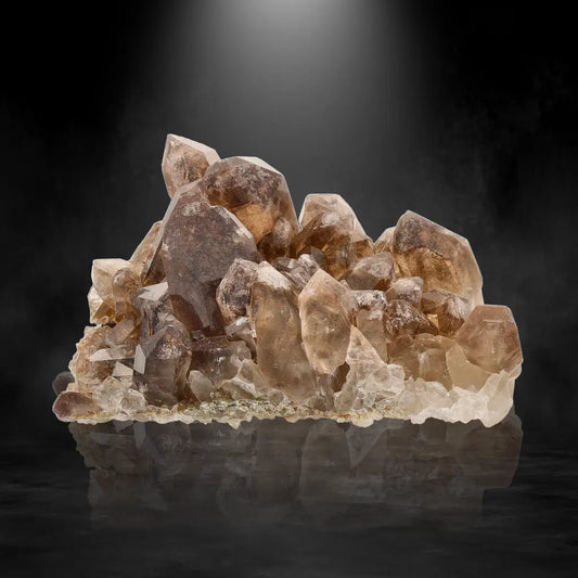 Get your Orange River Smoky Quartz Featuring Hematite Phantom Layers online now or in store at Forever Gems in Franschhoek, South Africa