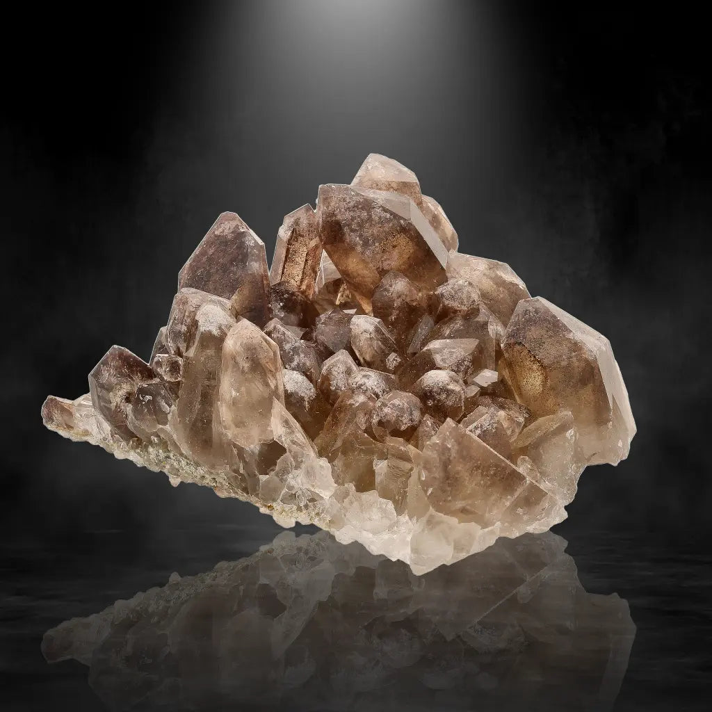 Get your Orange River Smoky Quartz Featuring Hematite Phantom Layers online now or in store at Forever Gems in Franschhoek, South Africa