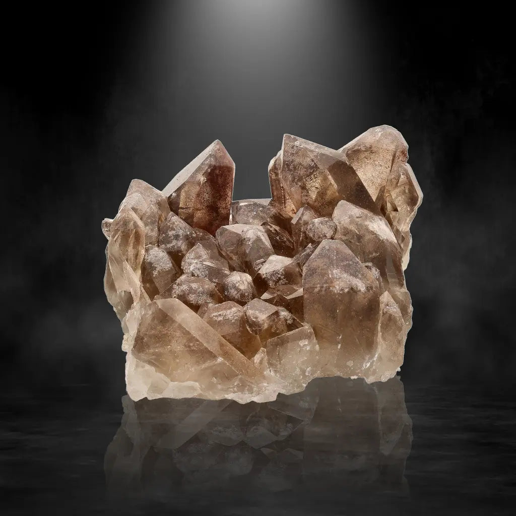 Get your Orange River Smoky Quartz Featuring Hematite Phantom Layers online now or in store at Forever Gems in Franschhoek, South Africa