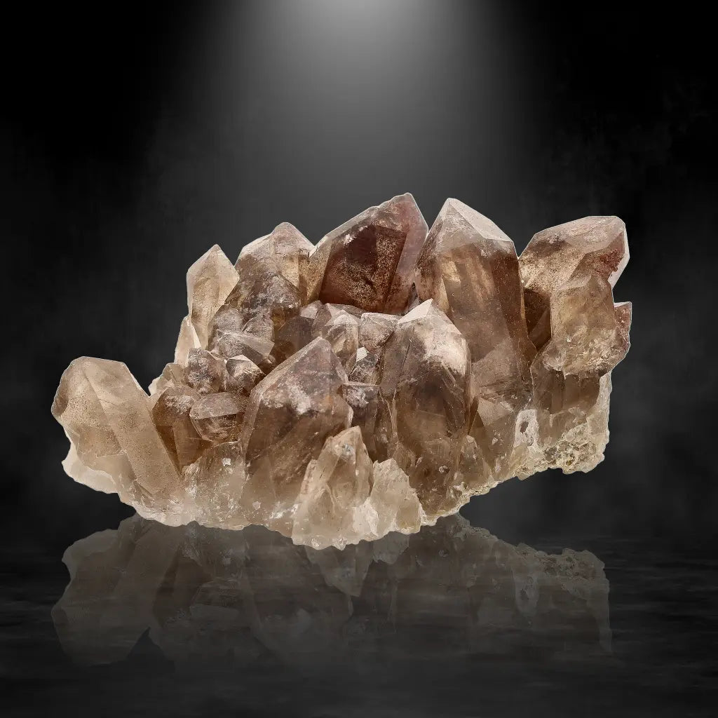 Get your Orange River Smoky Quartz Featuring Hematite Phantom Layers online now or in store at Forever Gems in Franschhoek, South Africa