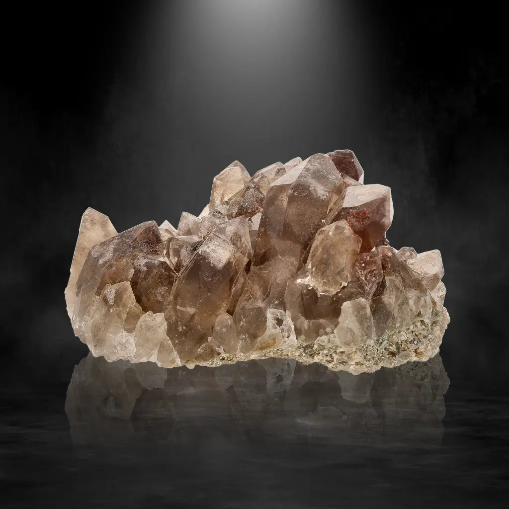 Get your Orange River Smoky Quartz Featuring Hematite Phantom Layers online now or in store at Forever Gems in Franschhoek, South Africa