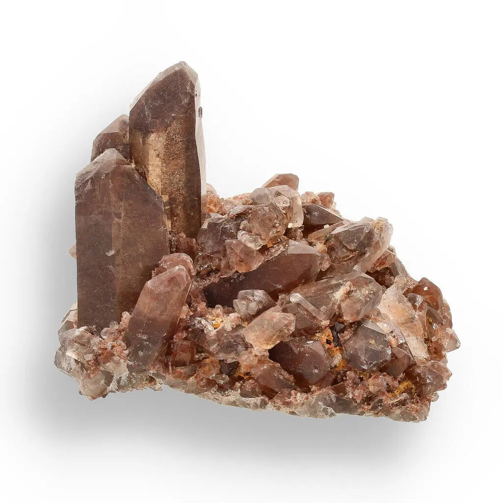 Get your Smoky Quartz Crystal Cluster with Hematite Coloration online now or in store at Forever Gems in Franschhoek, South Africa