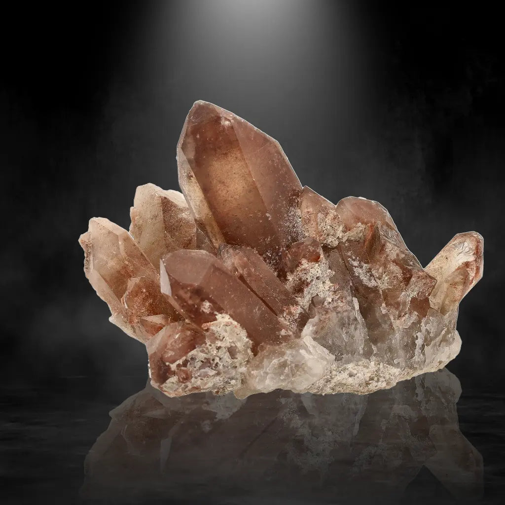 Get your South African Smoky Hematite Quartz with Mirror Shine online now or in store at Forever Gems in Franschhoek, South Africa