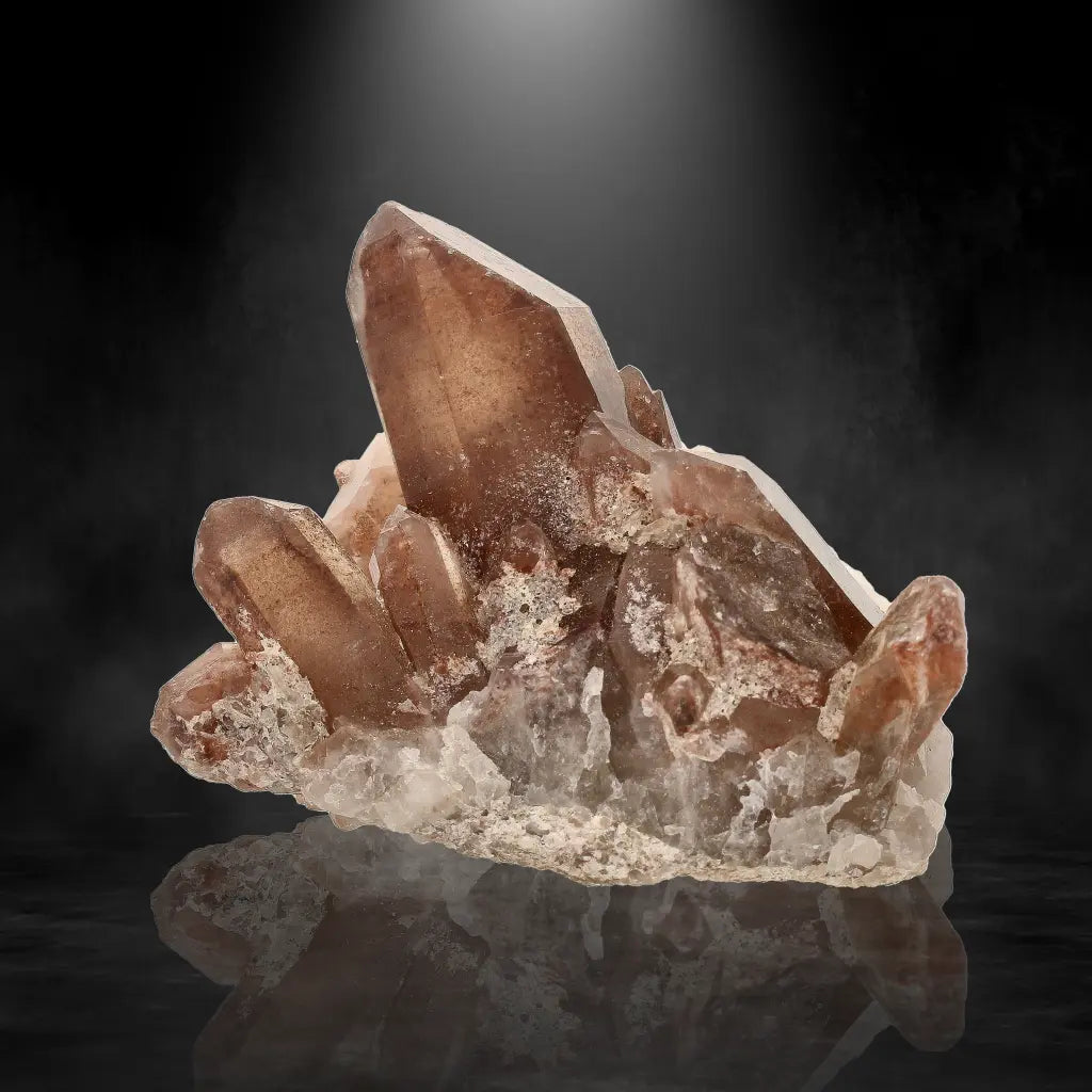 Get your South African Smoky Hematite Quartz with Mirror Shine online now or in store at Forever Gems in Franschhoek, South Africa