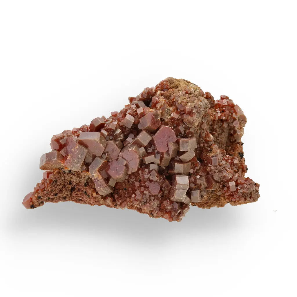 Get your Vanadinite Cluster: Red Hexagons from the Moroccan Desert online now or in store at Forever Gems in Franschhoek, South Africa