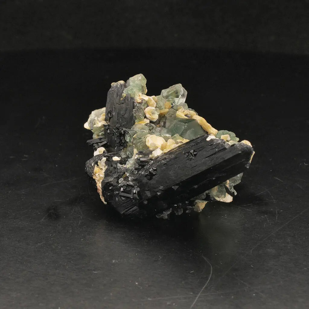 Get your Fluorite, Muscovite and Tourmaline Cluster from Erongo online now or in store at Forever Gems in Franschhoek, South Africa