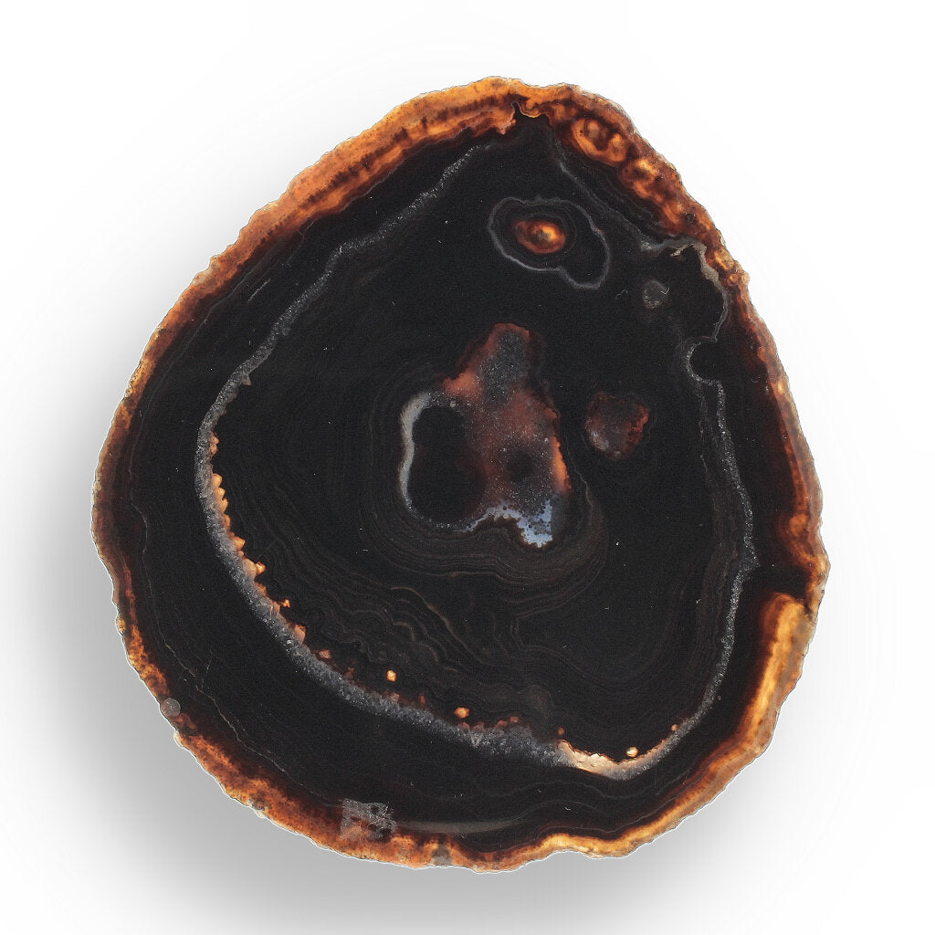 Get your Natural Black Agate Slice – Midnight Magic in Stone online now or in store at Forever Gems in Franschhoek, South Africa