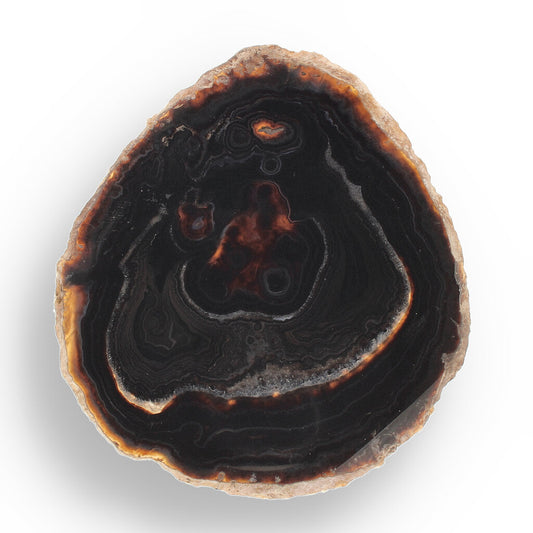 Get your Natural Black Agate Slice – Midnight Magic in Stone online now or in store at Forever Gems in Franschhoek, South Africa