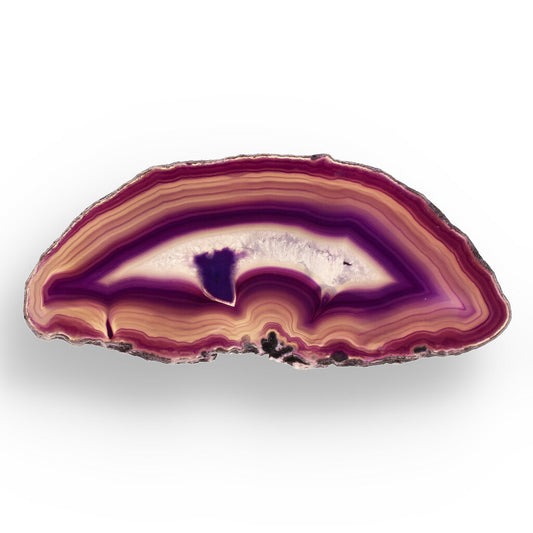 Get your Purple Dyed Agate Slice – Bold, Bright & Beautiful online now or in store at Forever Gems in Franschhoek, South Africa