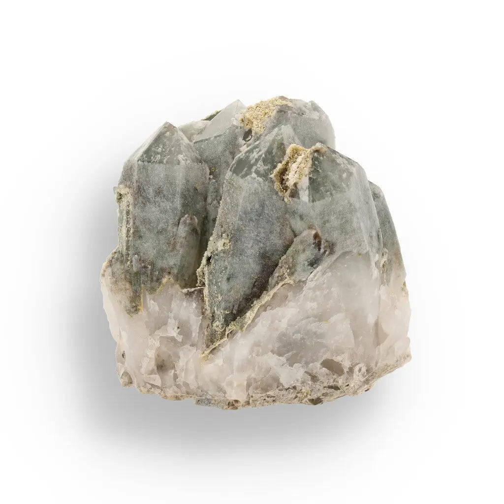 Get your Chlorite Included Quartz Phantom Crystal Cluster online now or in store at Forever Gems in Franschhoek, South Africa