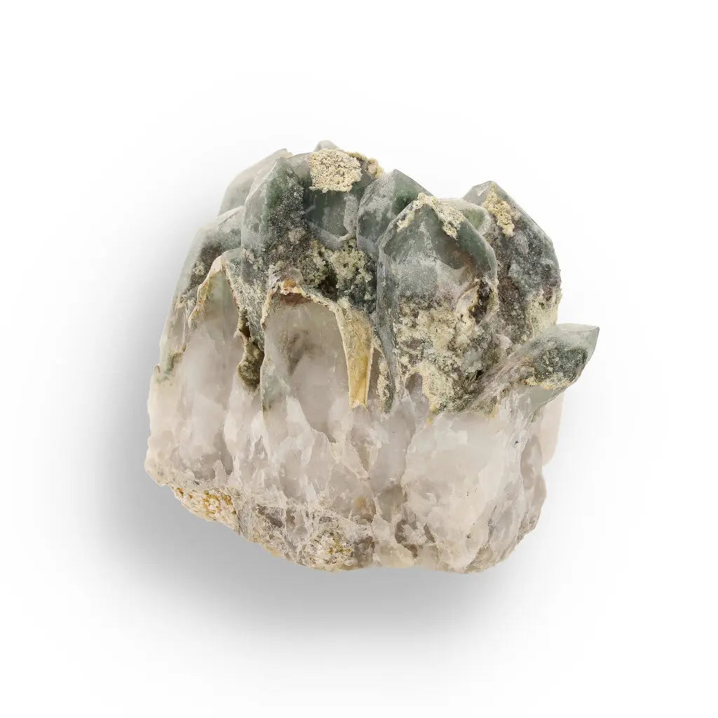 Get your Chlorite Included Quartz Phantom Crystal Cluster online now or in store at Forever Gems in Franschhoek, South Africa