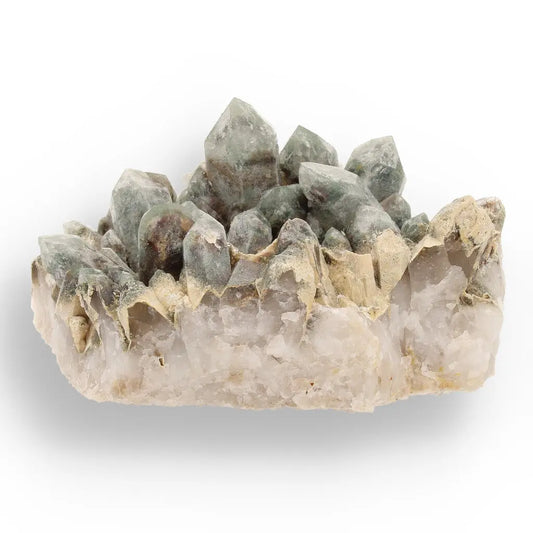 Get your Rare Chlorite Quartz Phantom Cluster Vredesvallei online now or in store at Forever Gems in Franschhoek, South Africa