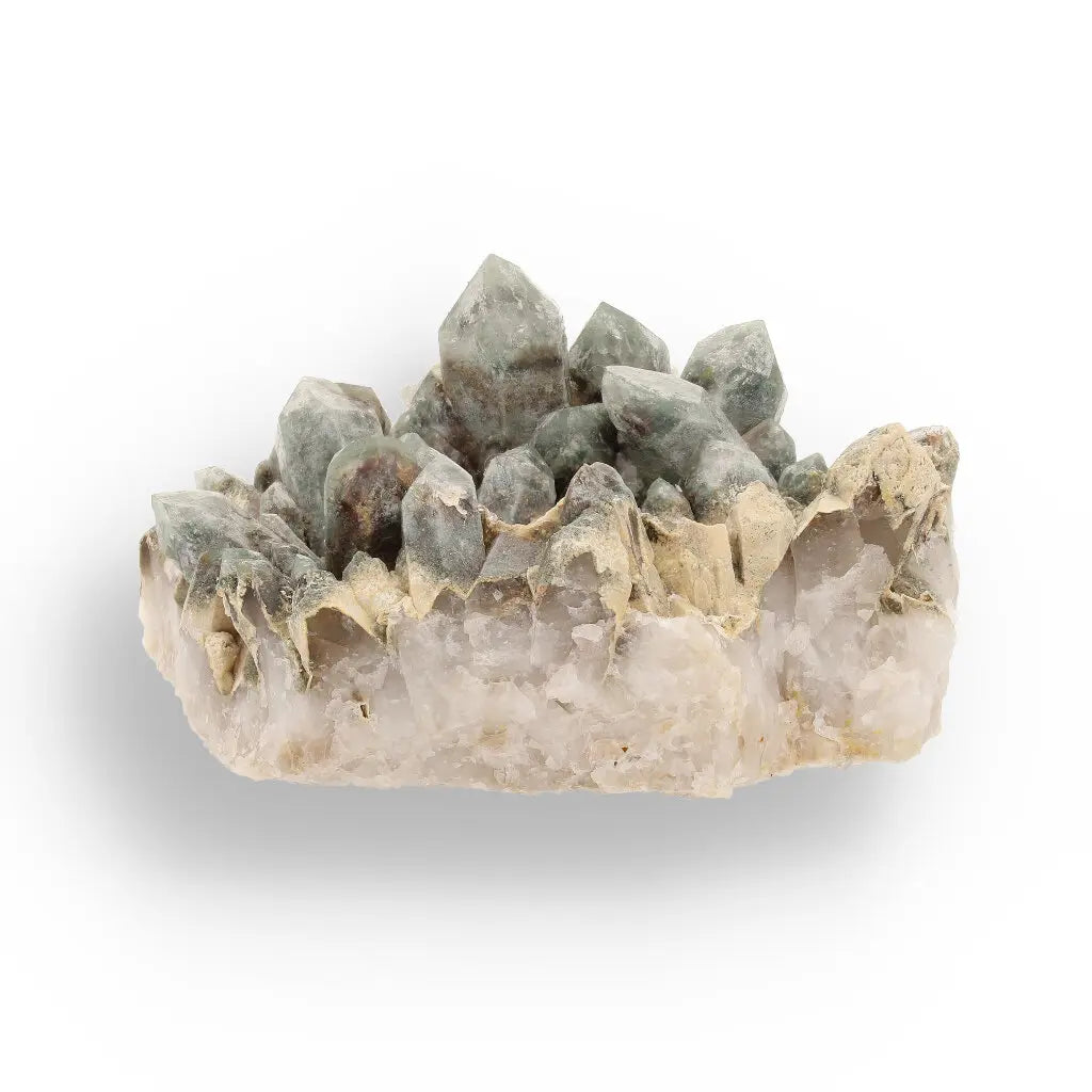 Get your Rare Chlorite Quartz Phantom Cluster Vredesvallei online now or in store at Forever Gems in Franschhoek, South Africa