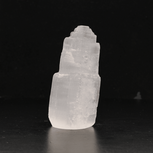 Get your Satin Spar Tower – 6cm Glow of Calm online now or in store at Forever Gems in Franschhoek, South Africa