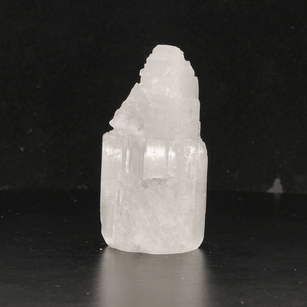 Get your Satin Spar Tower – 6cm Glow of Calm online now or in store at Forever Gems in Franschhoek, South Africa