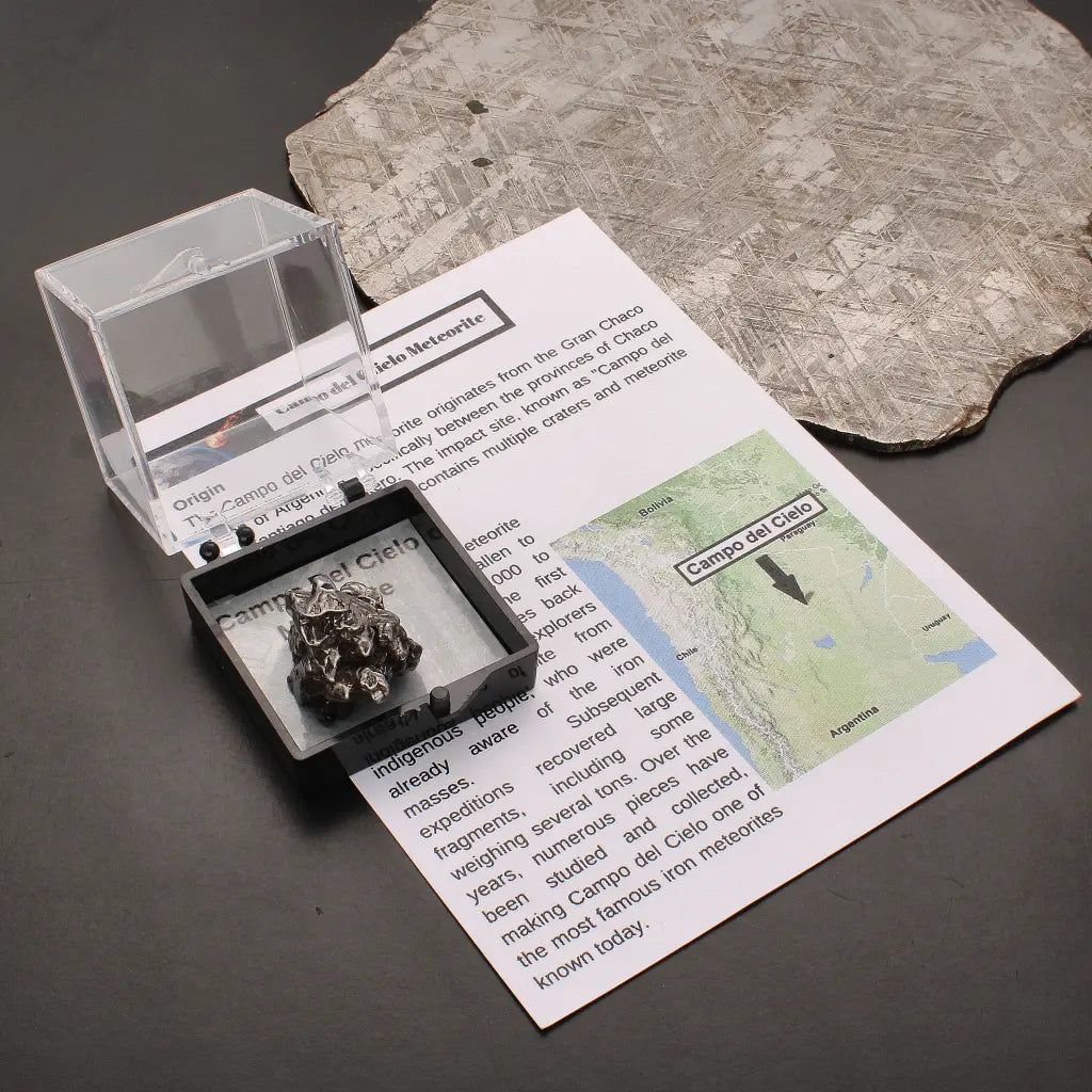 Authentic Campo del Cielo Meteorite Fragment from Argentina