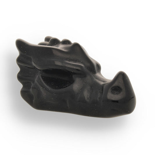 Get your Black Onyx Dragon Head - Shadow Guardian online now or in store at Forever Gems in Franschhoek, South Africa