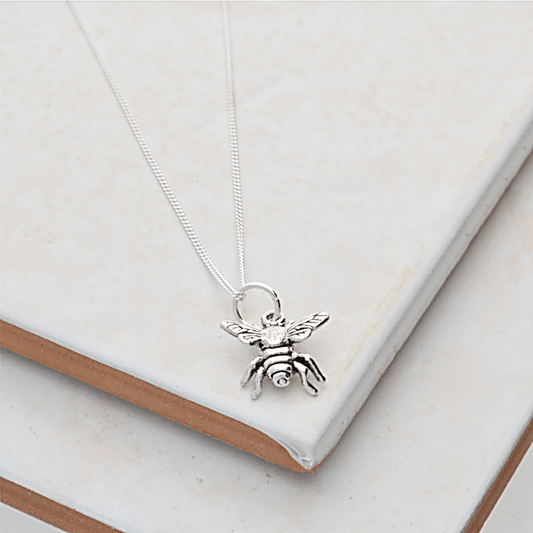 Get your Sweet as Honey: Bee Charm Necklace in Silver online now or in store at Forever Gems in Franschhoek, South Africa