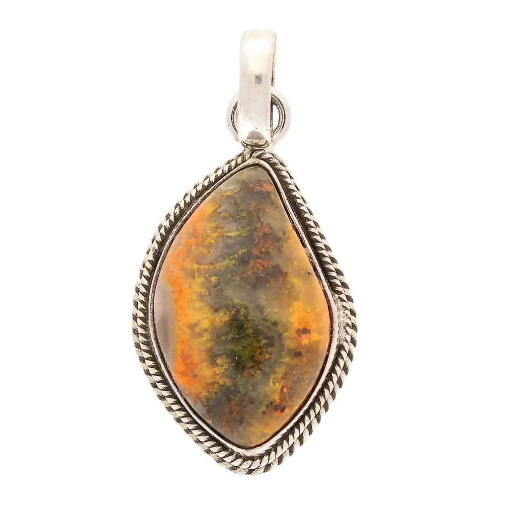 Get your Bumble Bee Jasper Sterling Silver Pendant online now or in store at Forever Gems in Franschhoek, South Africa