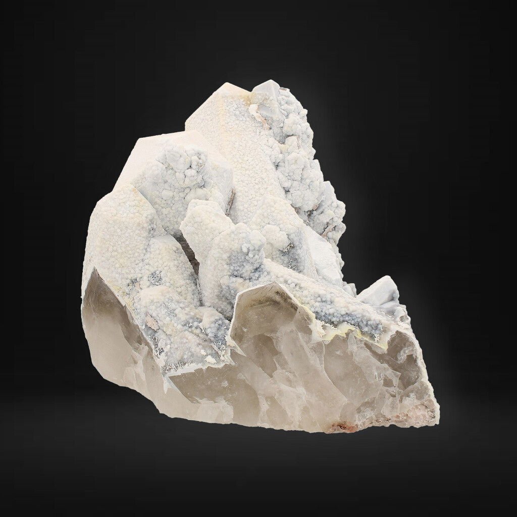 Get your Calcite Coated Smoky Quartz Cluster online now or in store at Forever Gems in Franschhoek, South Africa