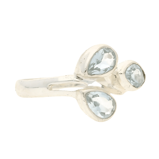 Get your Celestial Cascade Blue Topaz Sterling Silver Ring online now or in store at Forever Gems in Franschhoek, South Africa