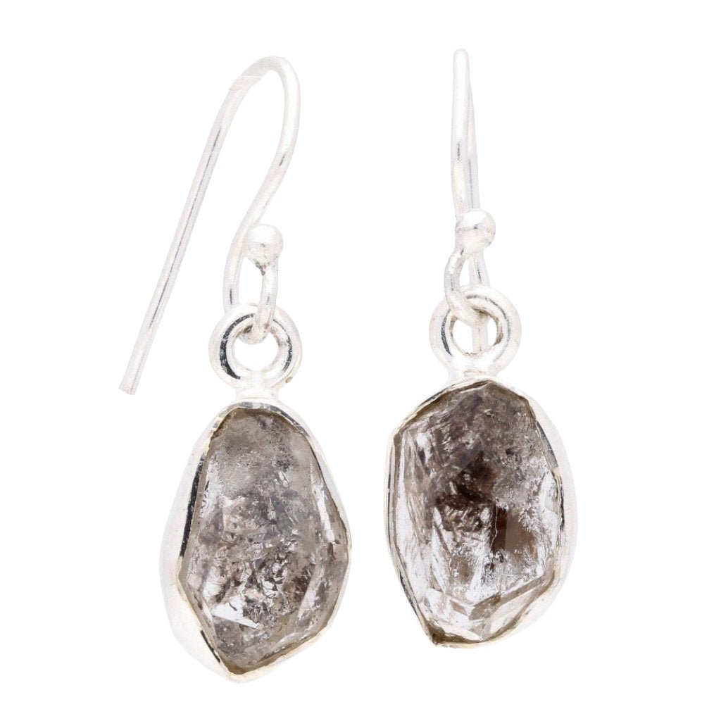 Buy your Earthly Beauty: Rough Herkimer Diamond Drop Earrings online now or in store at Forever Gems in Franschhoek, South Africa