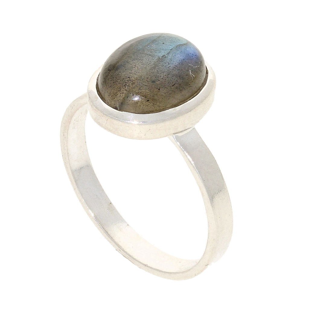 Get your Effortless Style: Contemporary Labradorite Sterling Silver Ring online now or in store at Forever Gems in Franschhoek, South Africa