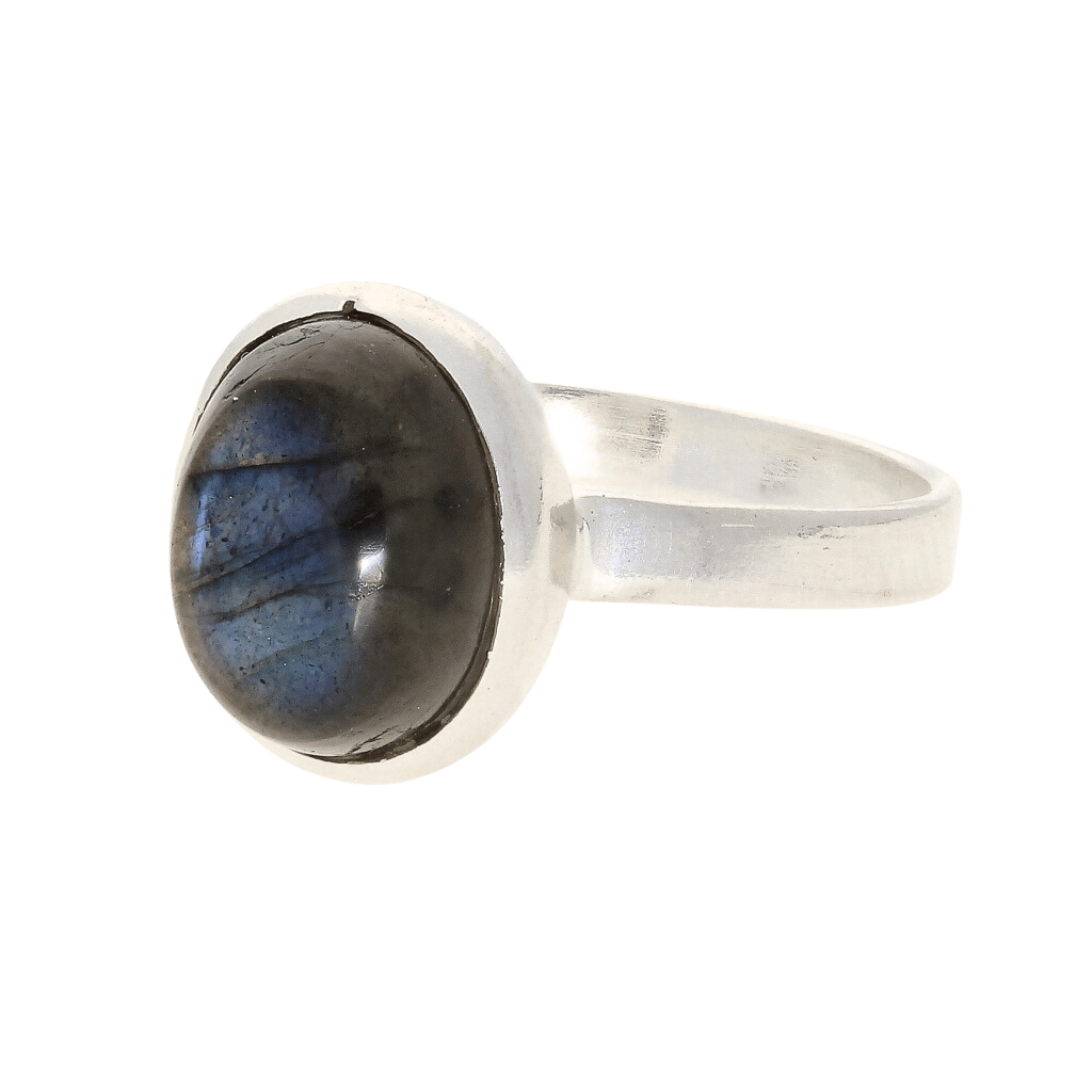 Get your Effortless Style: Contemporary Labradorite Sterling Silver Ring online now or in store at Forever Gems in Franschhoek, South Africa