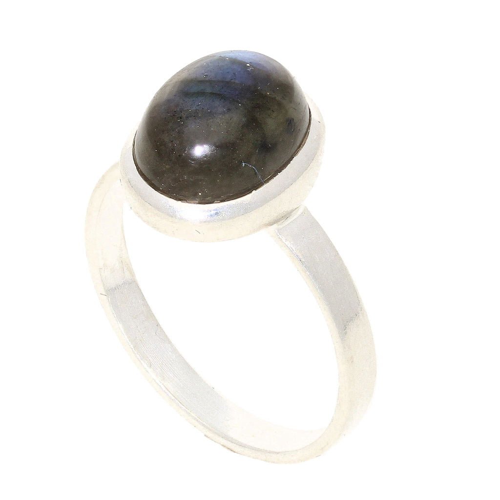 Get your Effortless Style: Contemporary Labradorite Sterling Silver Ring online now or in store at Forever Gems in Franschhoek, South Africa