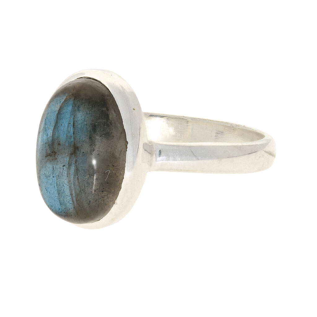 Get your Effortless Style: Contemporary Labradorite Sterling Silver Ring online now or in store at Forever Gems in Franschhoek, South Africa