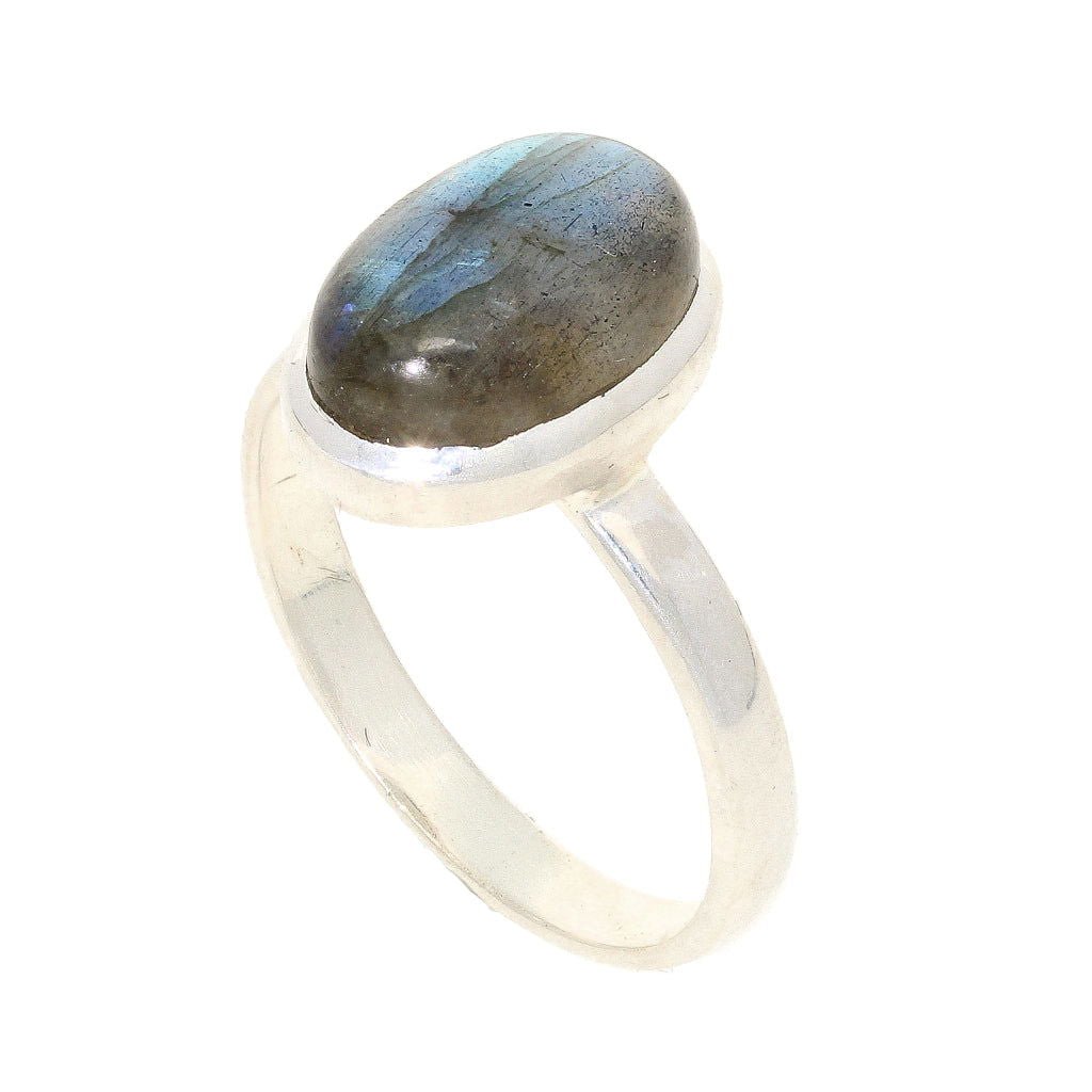 Get your Effortless Style: Contemporary Labradorite Sterling Silver Ring online now or in store at Forever Gems in Franschhoek, South Africa