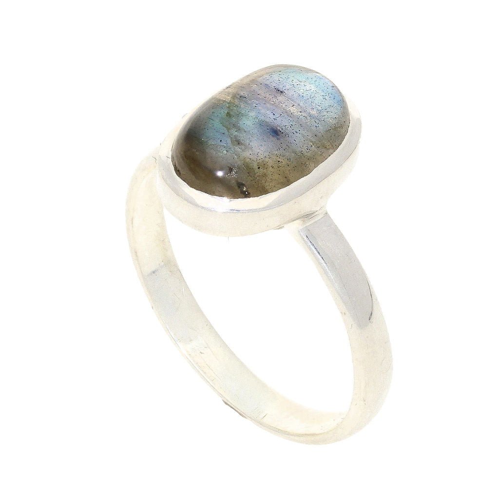 Get your Effortless Style: Contemporary Labradorite Sterling Silver Ring online now or in store at Forever Gems in Franschhoek, South Africa