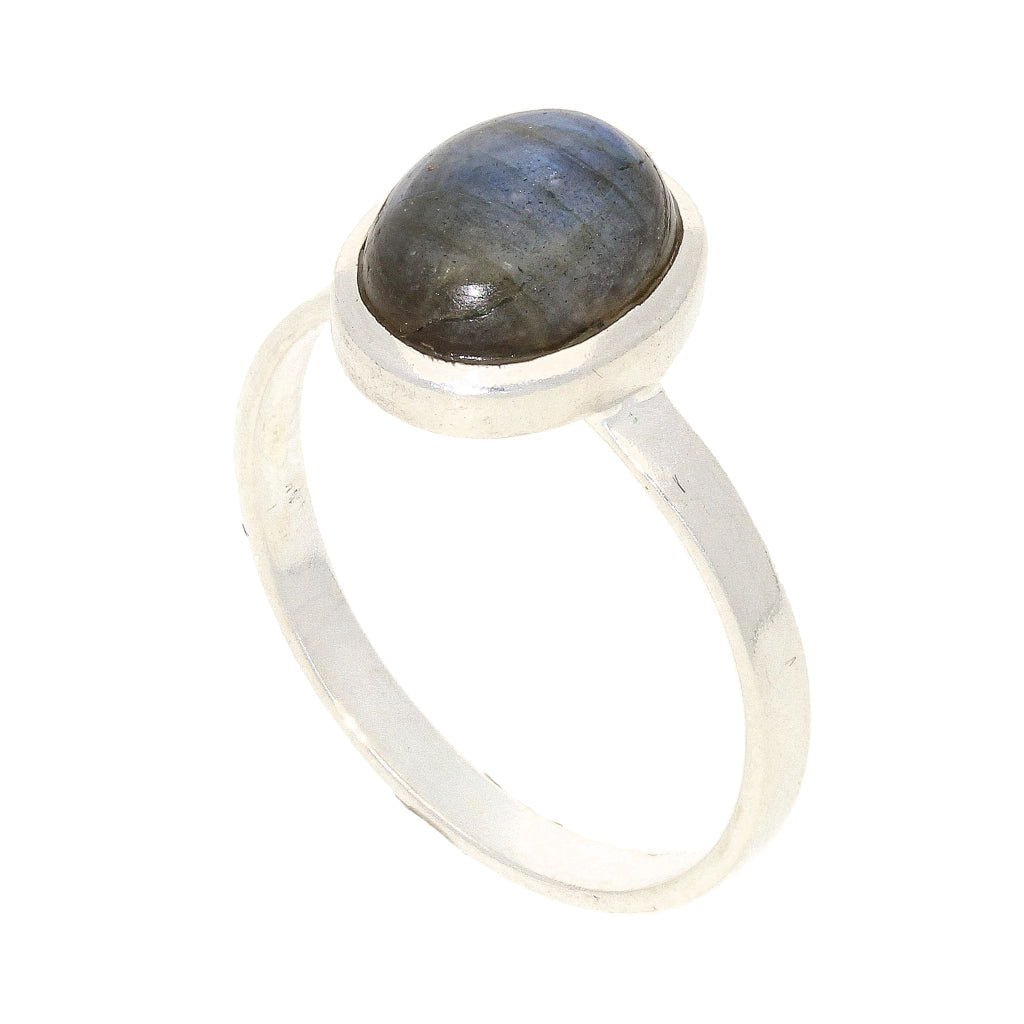 Get your Effortless Style: Contemporary Labradorite Sterling Silver Ring online now or in store at Forever Gems in Franschhoek, South Africa