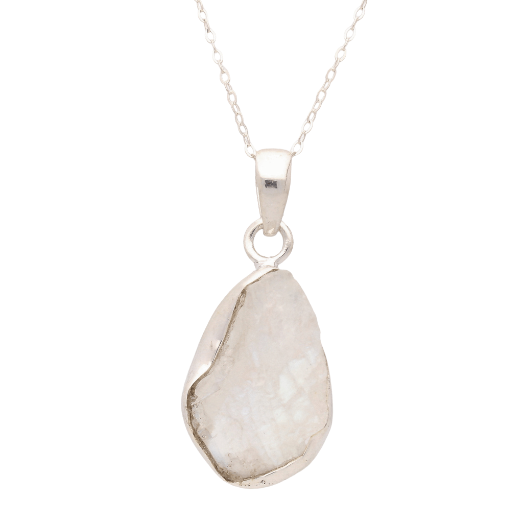 Get your Elemental Aura Rough Moonstone Necklace online now or in store at Forever Gems in Franschhoek, South Africa