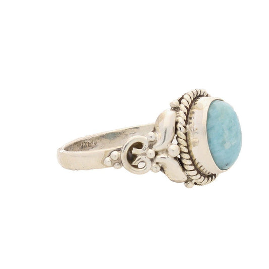 Get your Enduring Grace Sterling Silver Larimar Ring online now or in store at Forever Gems in Franschhoek, South Africa