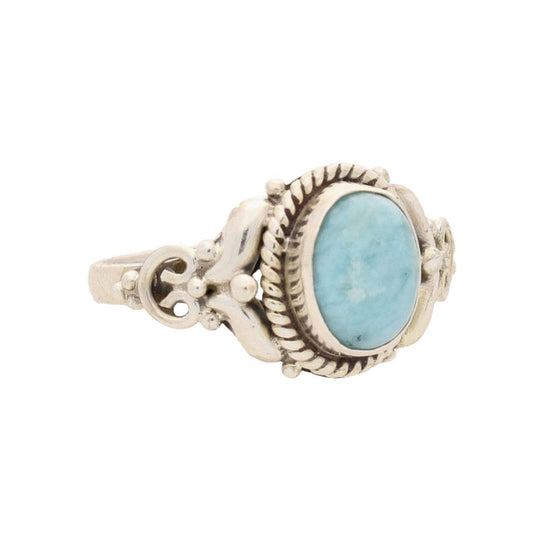 Get your Enduring Grace Sterling Silver Larimar Ring online now or in store at Forever Gems in Franschhoek, South Africa