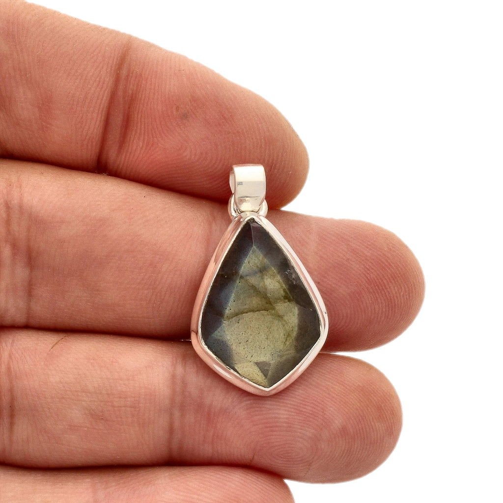 Get your Faceted Labradorite Sterling Silver Necklace online now or in store at Forever Gems in Franschhoek, South Africa