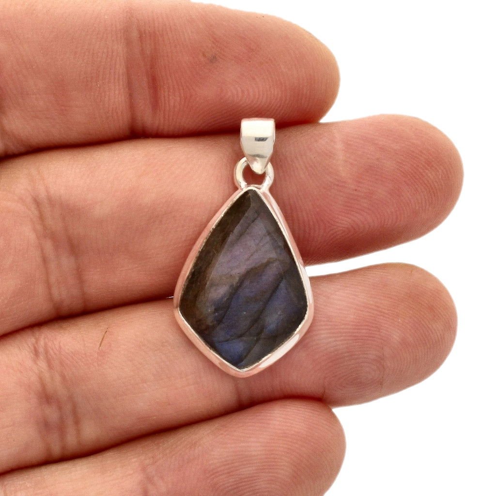 Get your Faceted Labradorite Sterling Silver Necklace online now or in store at Forever Gems in Franschhoek, South Africa
