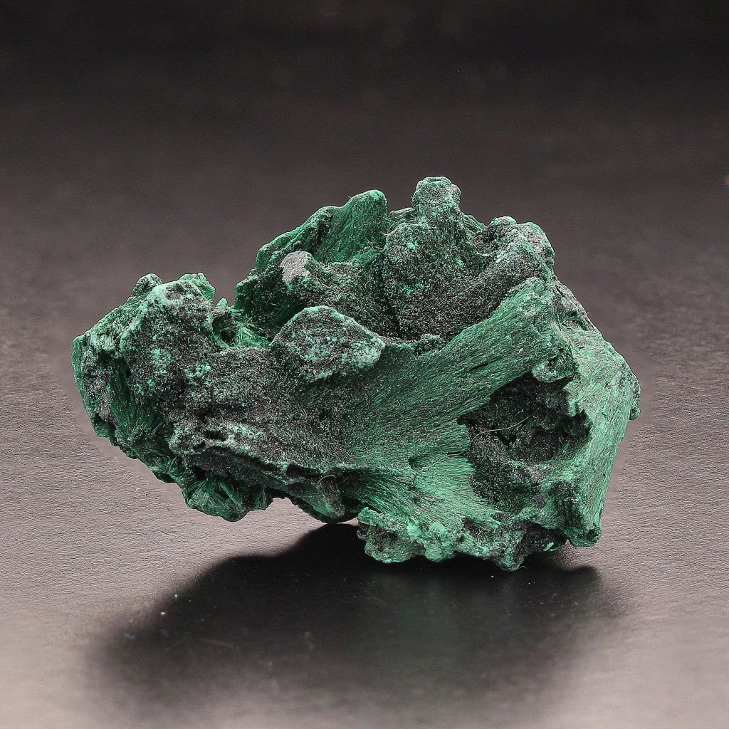Buy your DRC Spectacular Fibrous Malachite online now or in store at Forever Gems in Franschhoek, South Africa