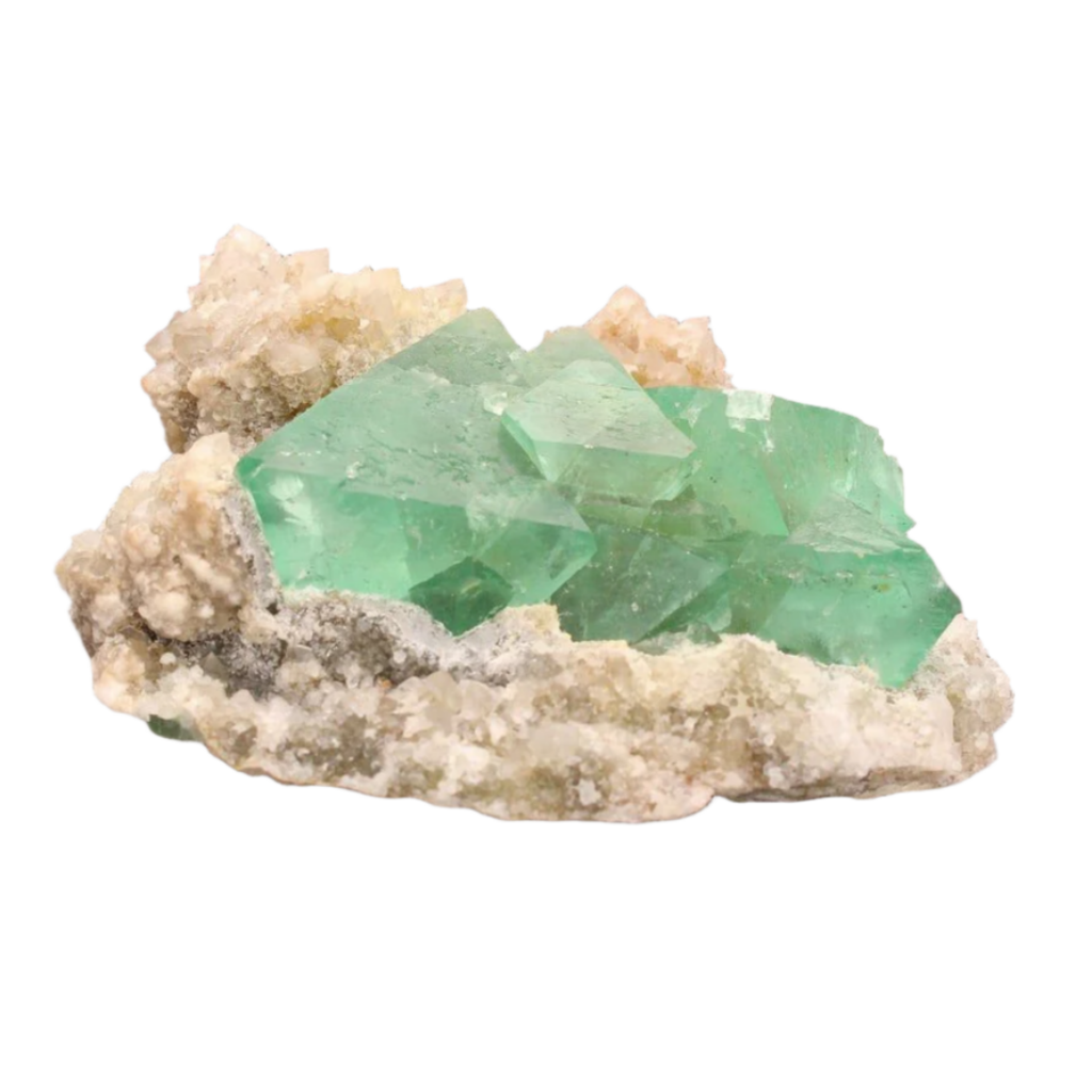 Get your Fluorite Octahedra on Quartz (Riemvasmaak) online now or in store at Forever Gems in Franschhoek, South Africa