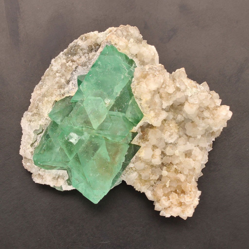 Get your Fluorite Octahedra on Quartz (Riemvasmaak) online now or in store at Forever Gems in Franschhoek, South Africa