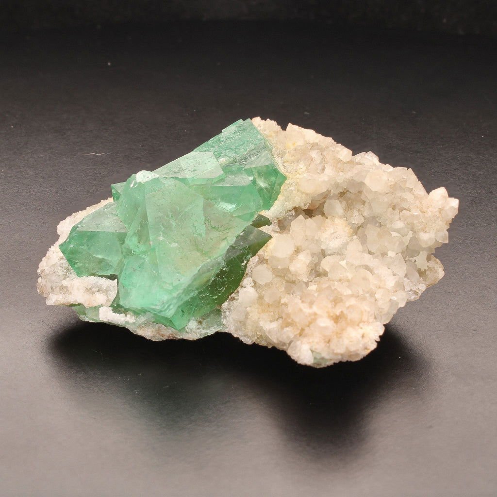 Get your Fluorite Octahedra on Quartz (Riemvasmaak) online now or in store at Forever Gems in Franschhoek, South Africa